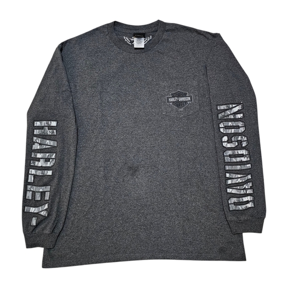 Harley-Davidson Gray Long Sleeve Shirt - Picture 2 of 7